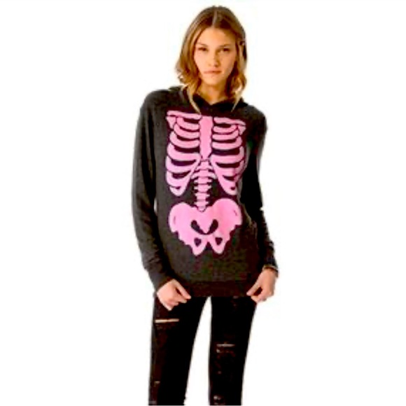 Wildfox Tops - Wildfox Barbie’s Insides Gypsy Hoodie
